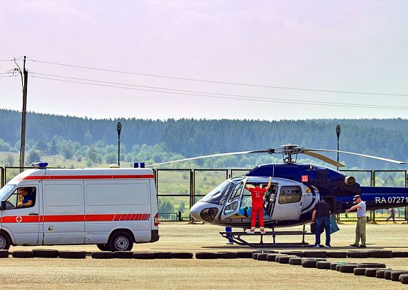 Из Краснотурьинска  медицинский вертолет вылетает почти каждые три дня