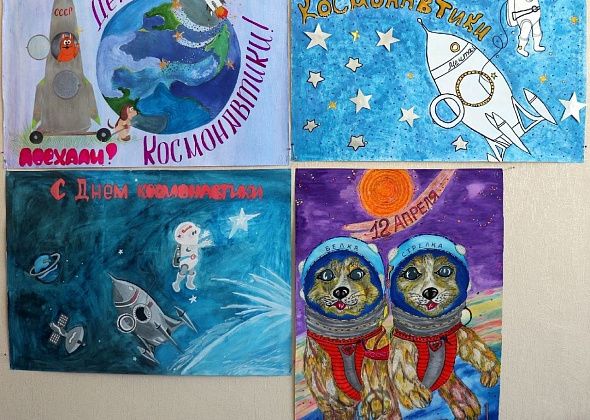 В колонии прошел конкурс плакатов, посвященный Дню космонавтики
