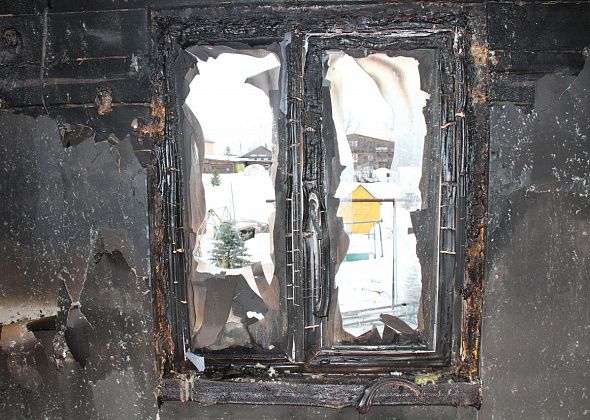 На Чкалова горел частный дом