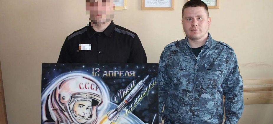 Осужденные ИК-3 выпустили стенгазеты ко Дню космонавтики