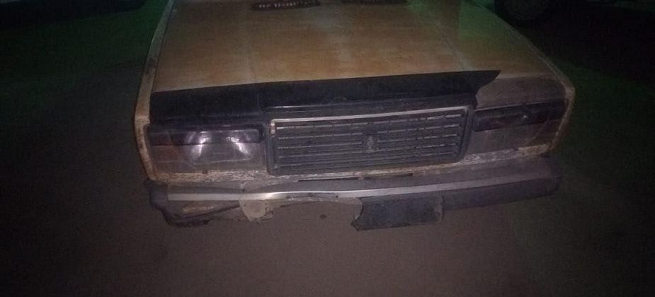 Угнанный автомобиль полицейские нашли в тот же день