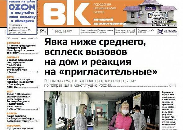 Как голосует город, что ждет “стекляшку”, когда придут результаты тестов на антитела - читаем свежий номер “ВК”