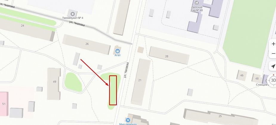 Место для строительства жилого дома сдается в аренду 